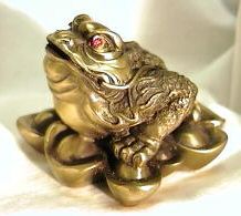 feng shui money frog