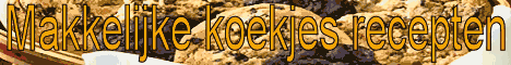 Banner van Koekjes Bakken