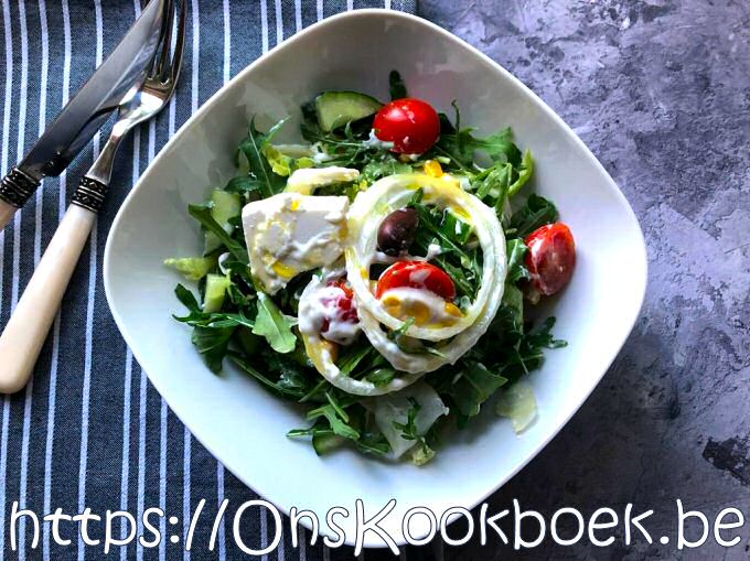 Griekse salade Jeroen Meus