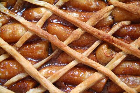 Bananentaart van Jamie Oliver