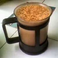 Koffie cacaopoeder smoothie